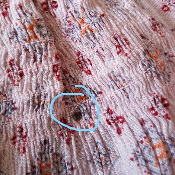 Molly Green Boho Peasant On Off Shoulder Rayon Blouse Small - Picture 9 of 9